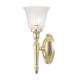 Kinkiet Bathroom Dryden1 Polished Brass Elstead